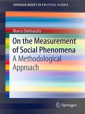 cover image of On the Measurement of Social Phenomena
